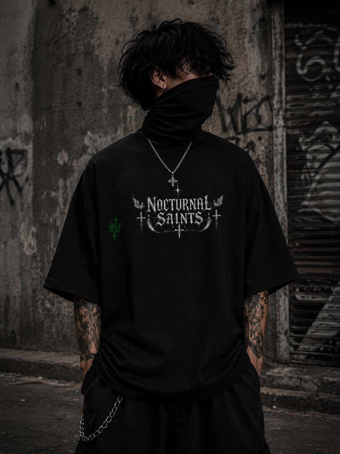 Blank Brokode tee